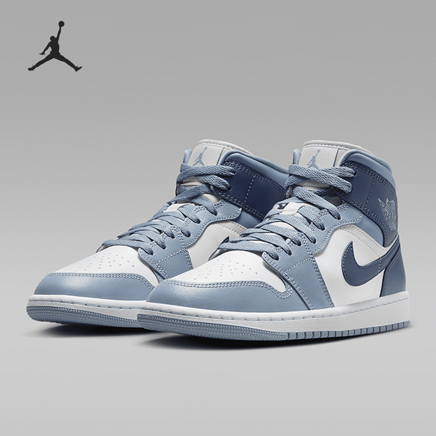 Nike Air Jordan 1 Women's Wear resistant Casual Sneakers BQ6472-140