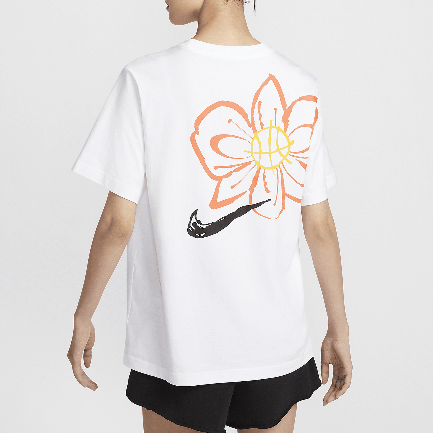 Nike New Women's Fashion Printed Short Sleeve T-Shirt IF1621-100