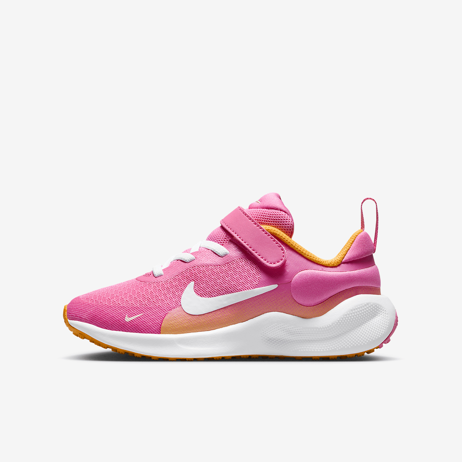 Nike Revolution 7 Kids' Magic Tape Fashion Sport Shoes FB7690-601