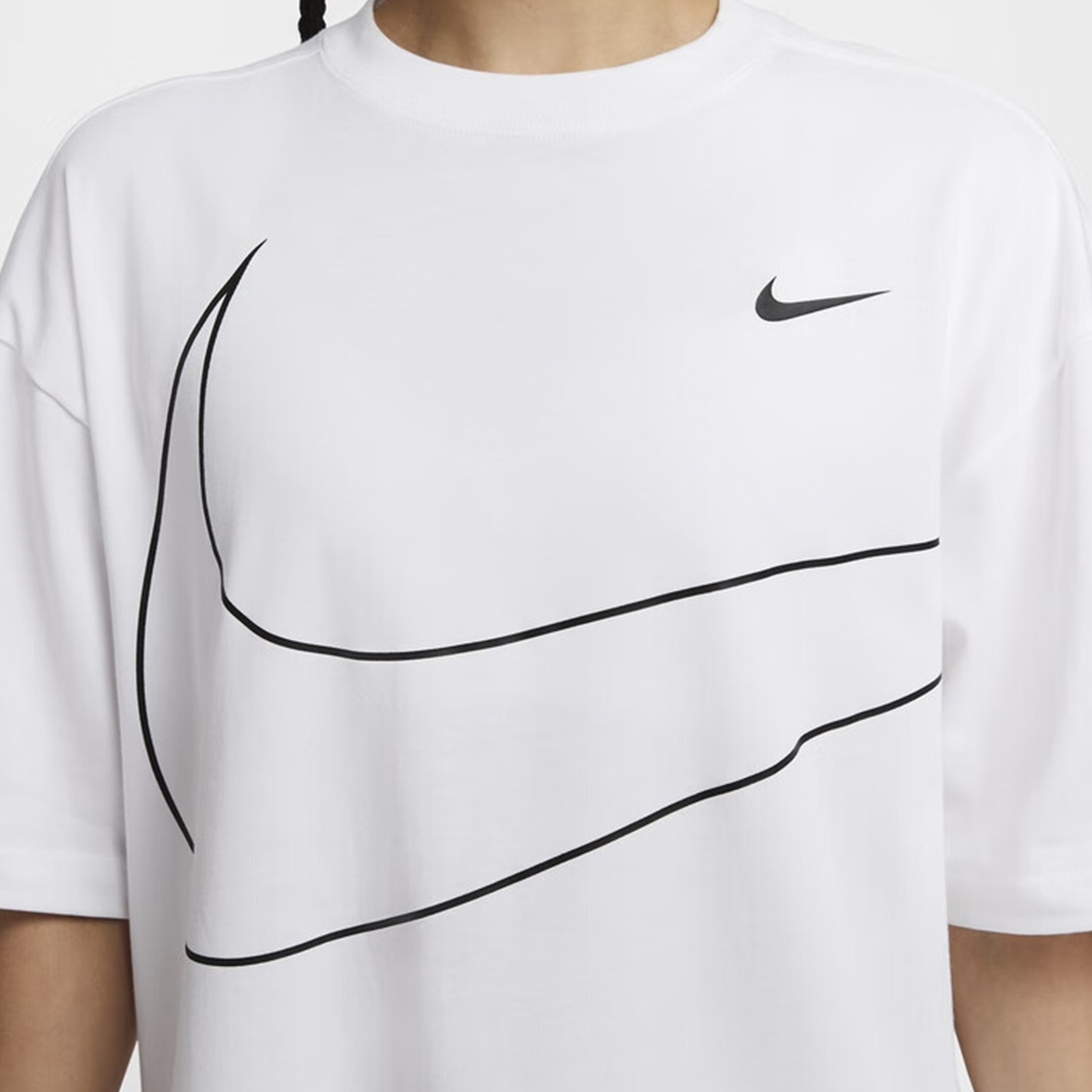 Nike New Season Women's Loose Casual Sports Knit Short Sleeve HQ1581-100