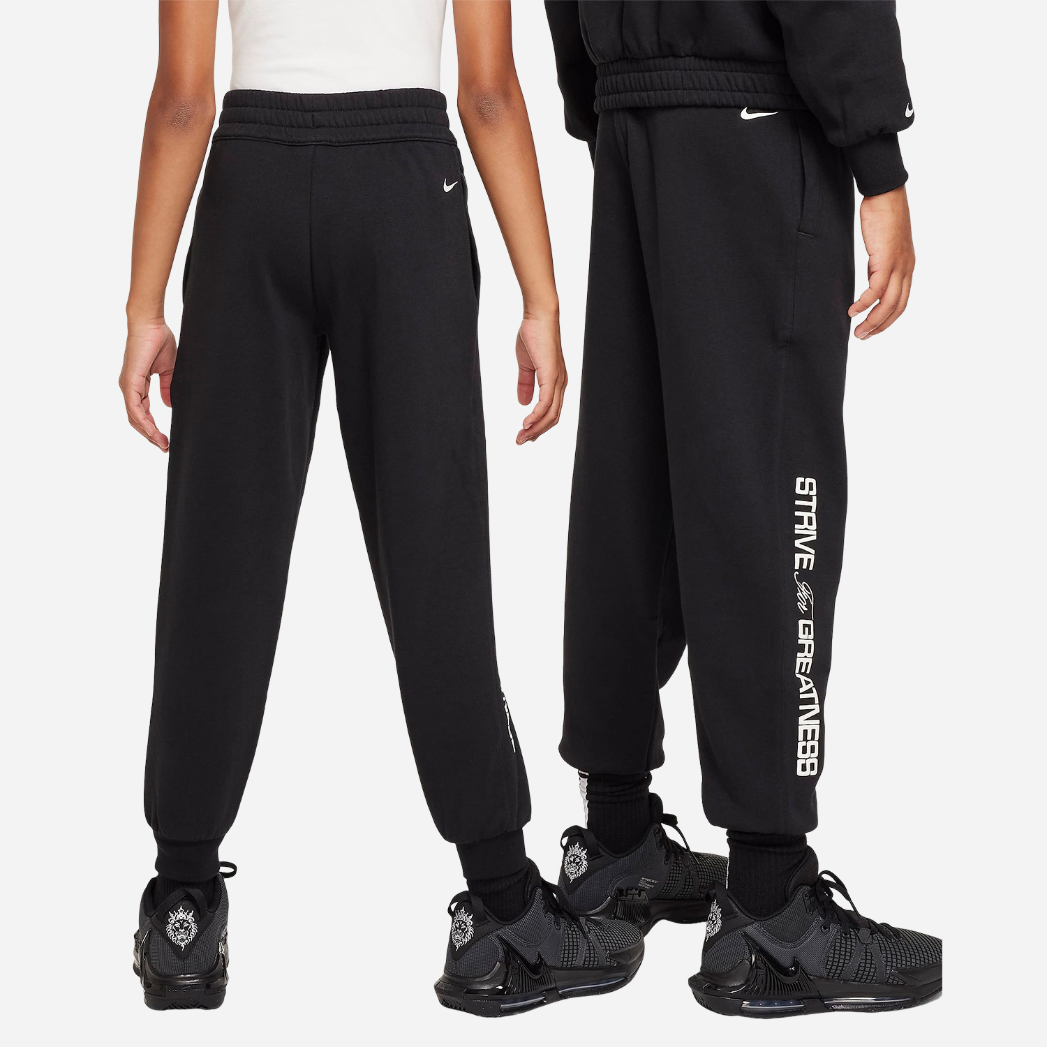 Nike New Big Kids Fashion Loose Windproof Sports Pants FJ6067-010
