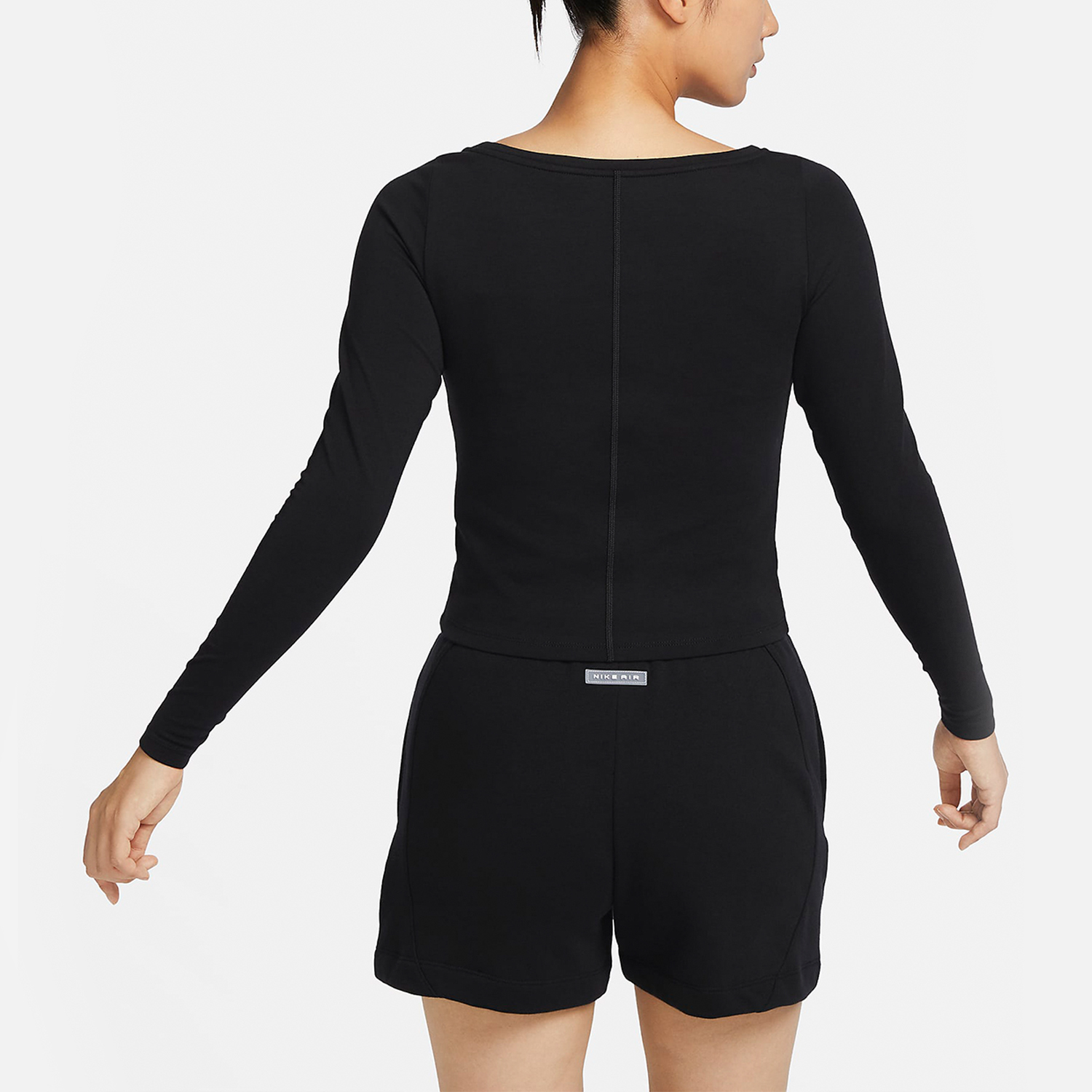 Nike 24 New Women's Breathable Round Neck Knit Long Sleeve T-Shirt FN1912-010