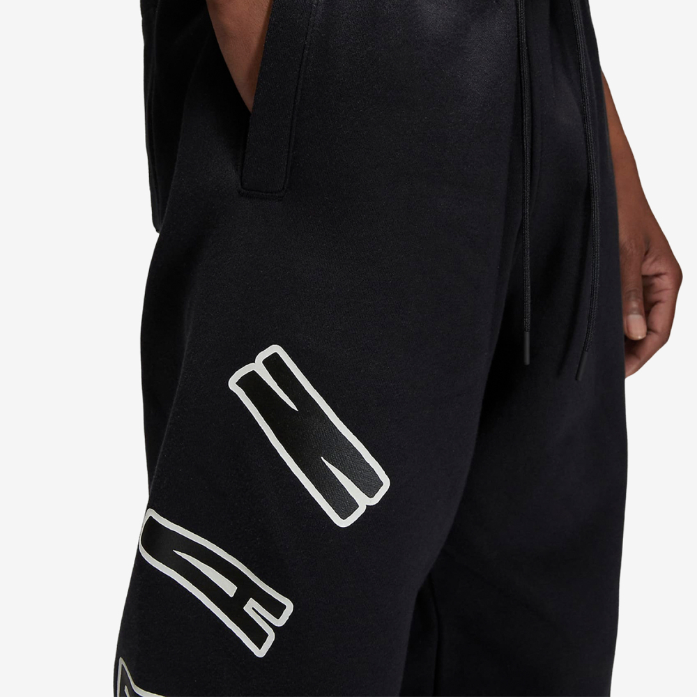 Nike Winter New Men's Fleece Knit Sports Long Pants FB7028-010