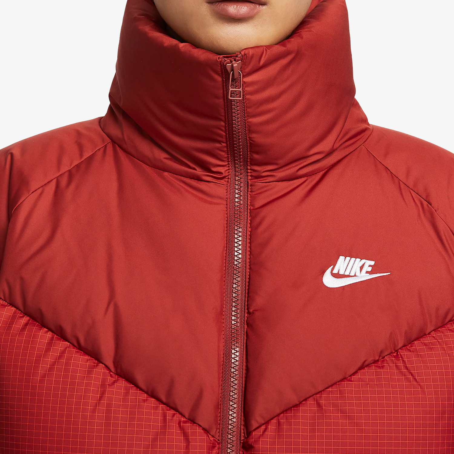 Nike Winter Women's Fashion Stand Collar Warm Sports Down Jacket FD8212-832