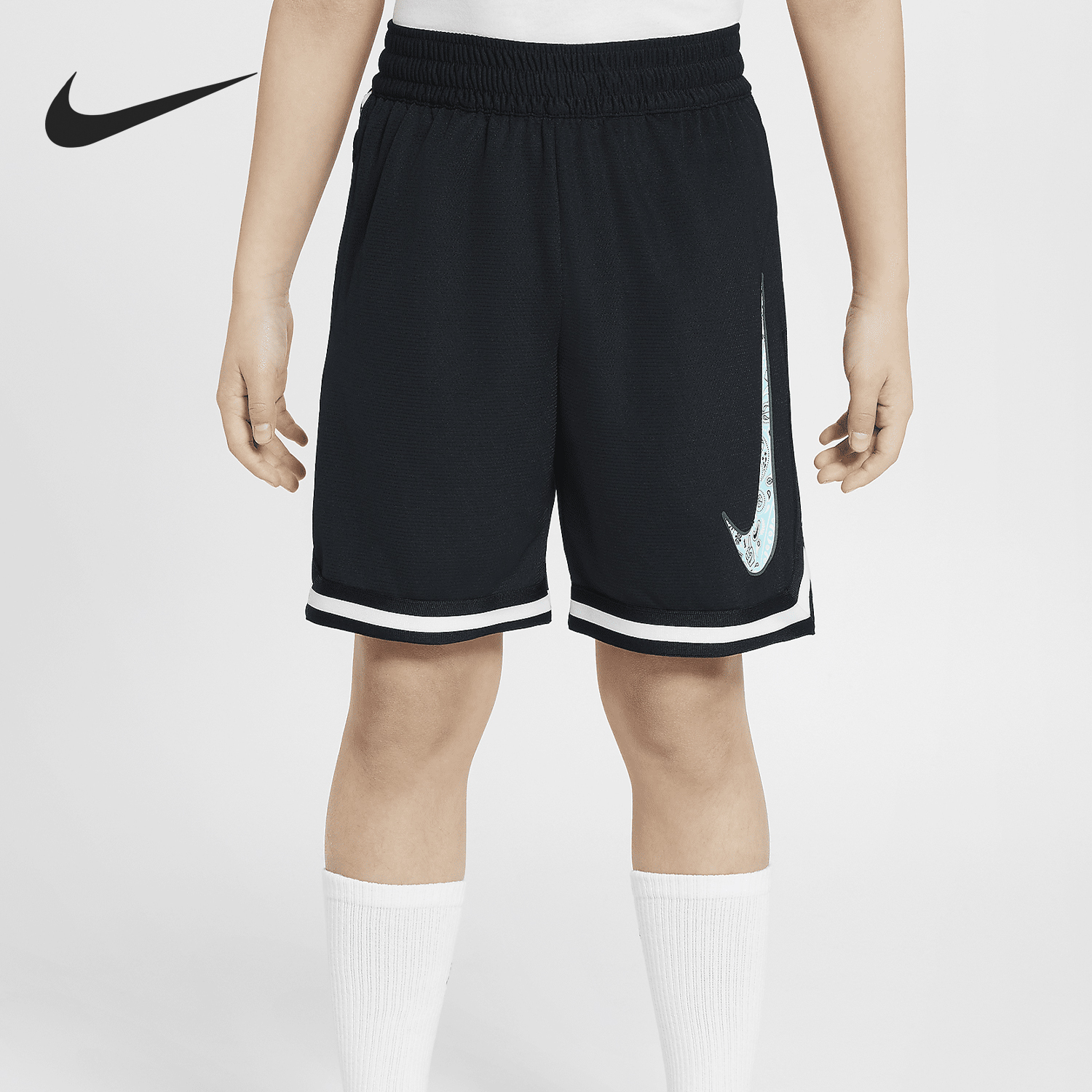 Nike Dri-FIT Big Boys Basketball Shorts HF6167-010