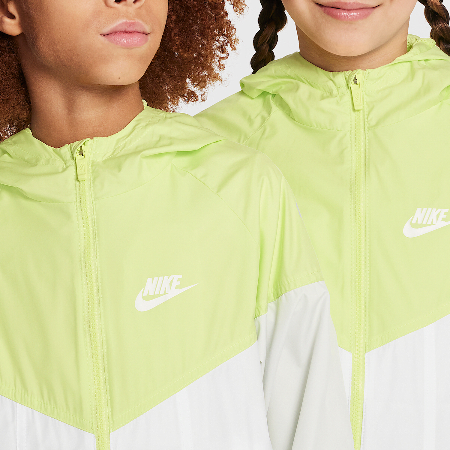 Nike 2025 New Season Big Kids Casual Woven Hooded Sports Jacket FZ5516-736