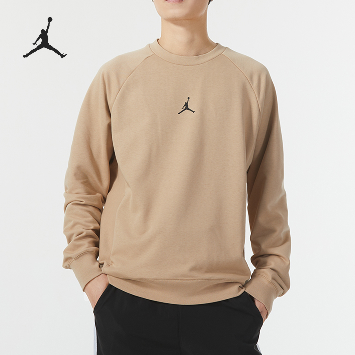 Nike Air Jordan Men's Round Neck Casual Sports Hoodie DV1287-244