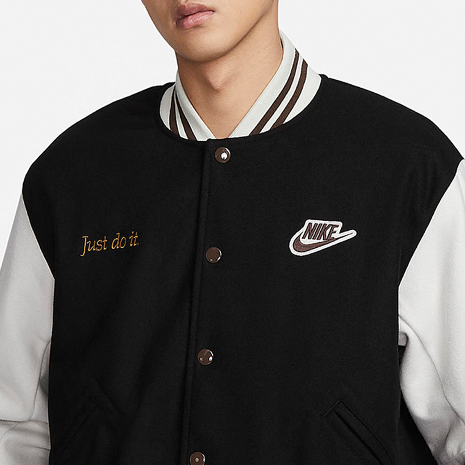 Nike Winter New Men's Sports Leisure Warm-up Stand Collar Jacket FV4026-010