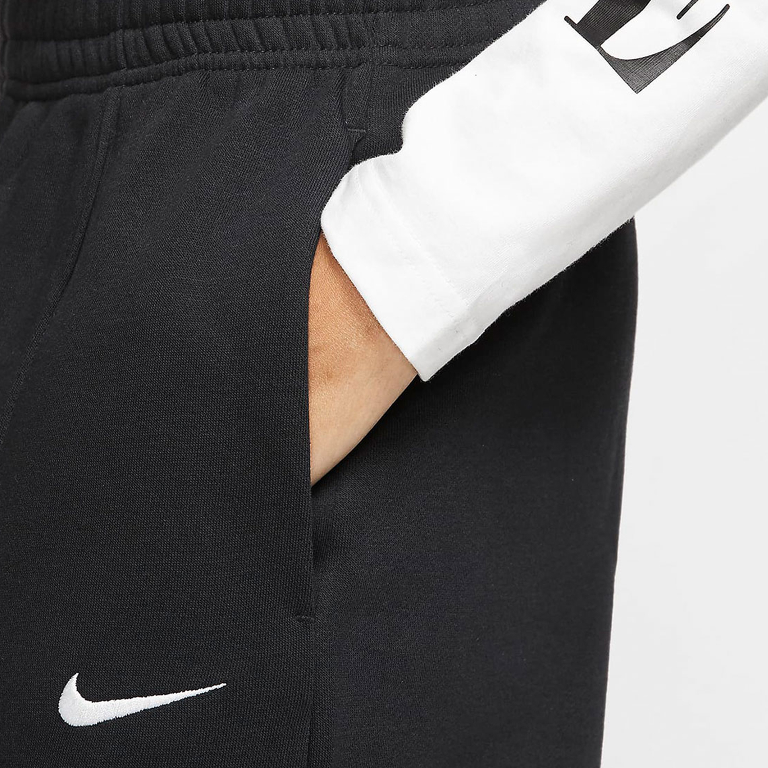 Nike Women's Knitted Fleece Warm Outdoor Elastic Bottom Trousers BV4090-010
