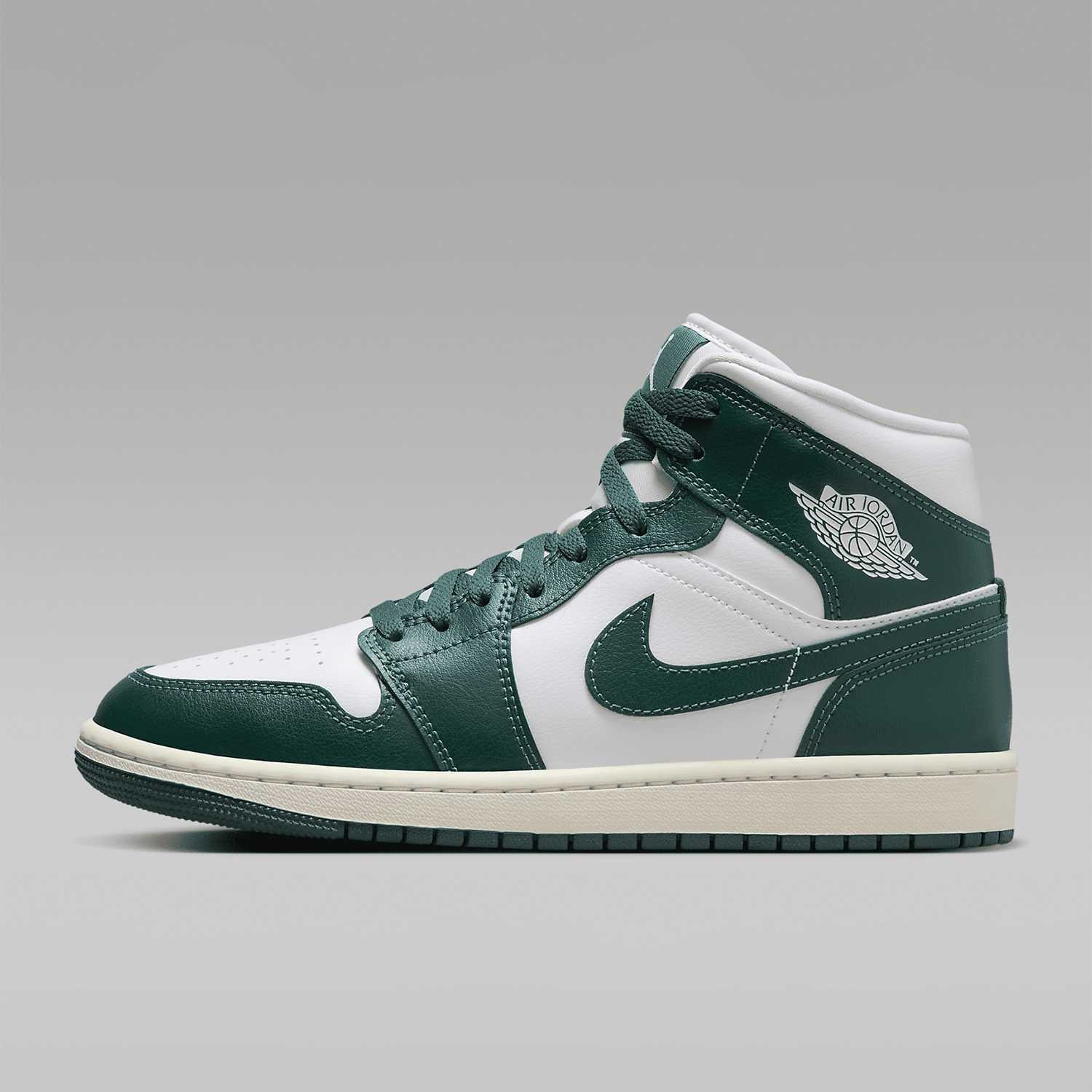 Nike Air Jordan 1 Mid Women's Sports Cushioning Sneakers BQ6472-133