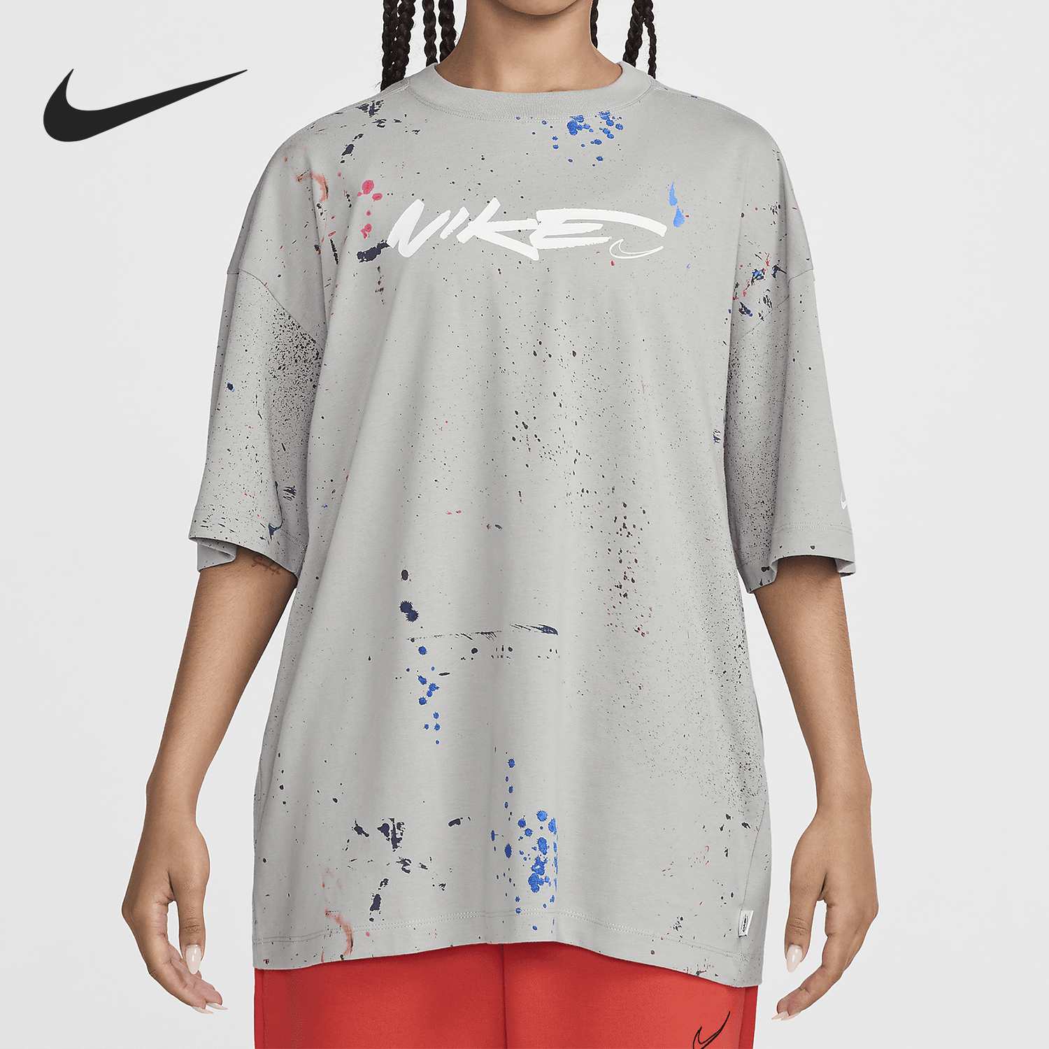 Nike New Season Women's Round Neck Simple Breathable Short Sleeve T-Shirt FZ0284-042