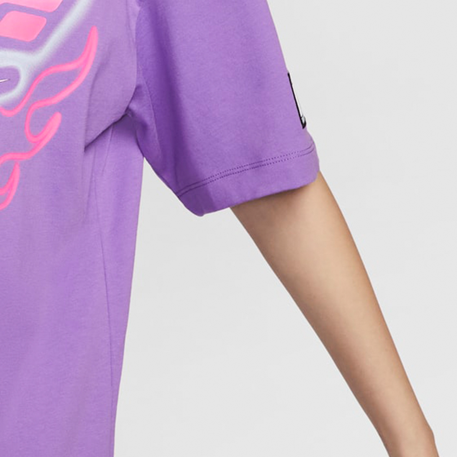 Nike New Season Women's Knit Printed Casual Round Neck Short Sleeve FZ1147-521