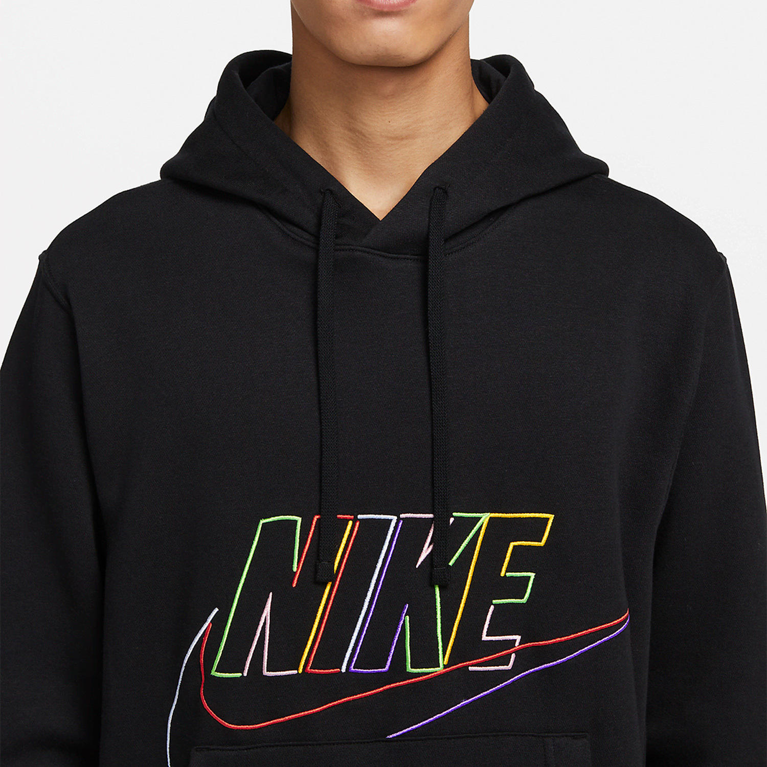 Nike's new men's fleece warm casual hooded sweatshirt DX0542-010