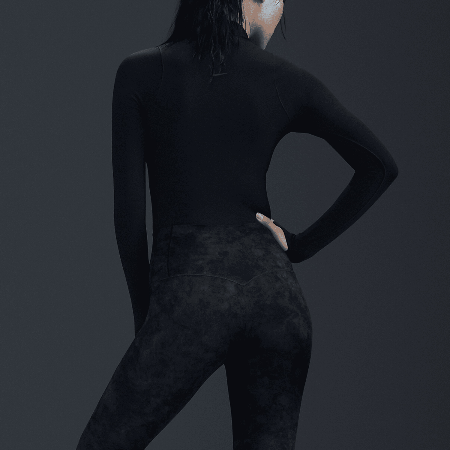 Nike New Season Women's Knitted Fashion Tight Long Sleeve T-Shirt FN3023-010