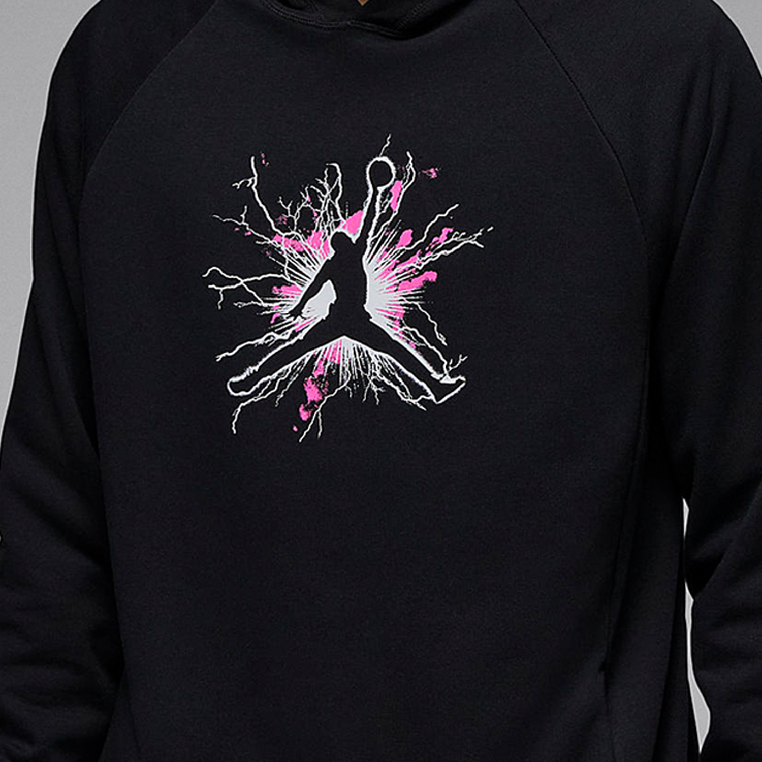 Nike JORDAN Men's Printed Loose Hooded Sweatshirt FN5813-010