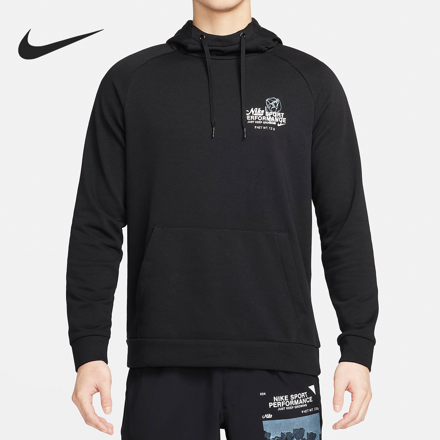 Nike New Men's Sports Casual Knit Hooded Sweatshirt FN3286-010