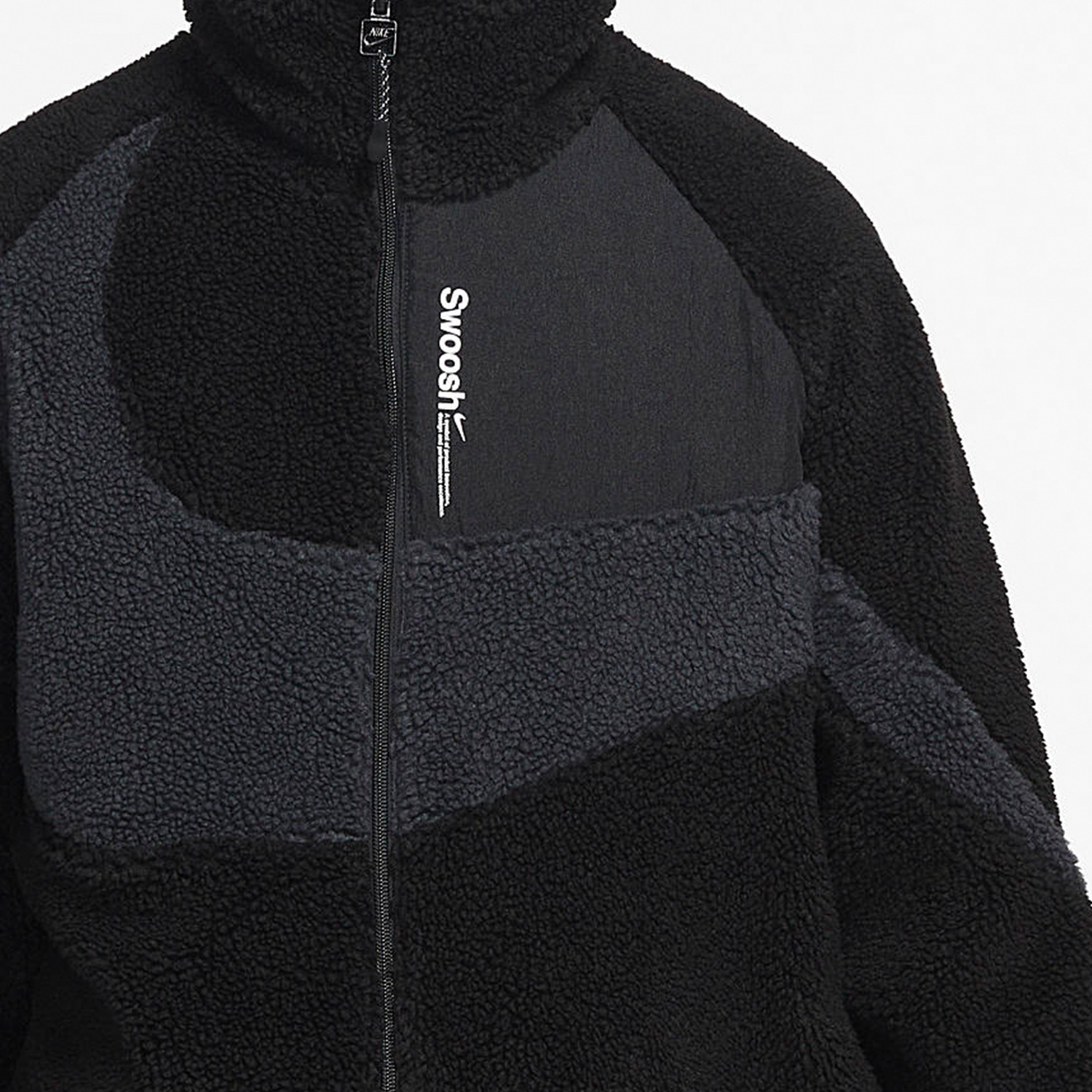 Nike Winter New Men's Sports Double-Sided Wearable Fleece Jacket FB1910-010