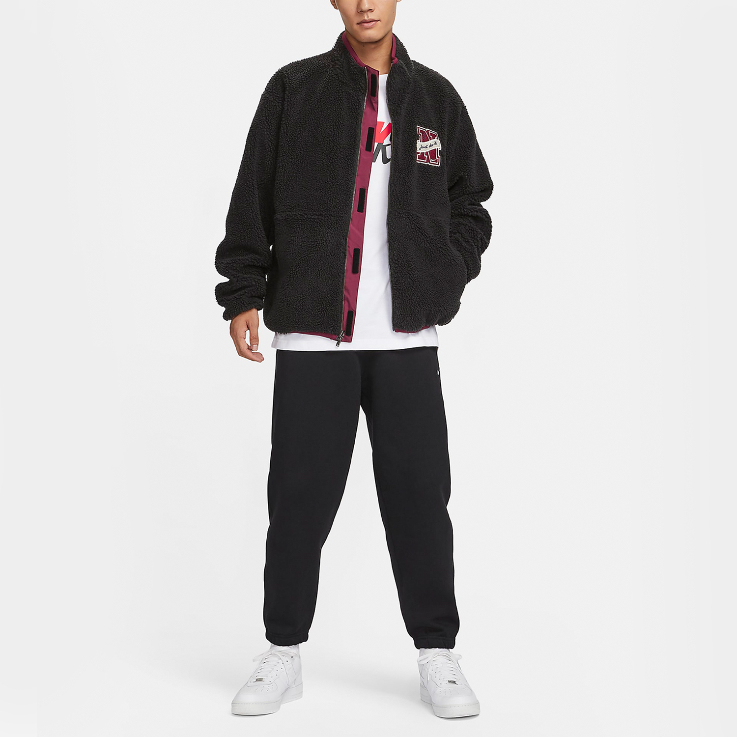 Nike New Season Men's Windproof Two-sided Wear Sports Jacket FV8588-010