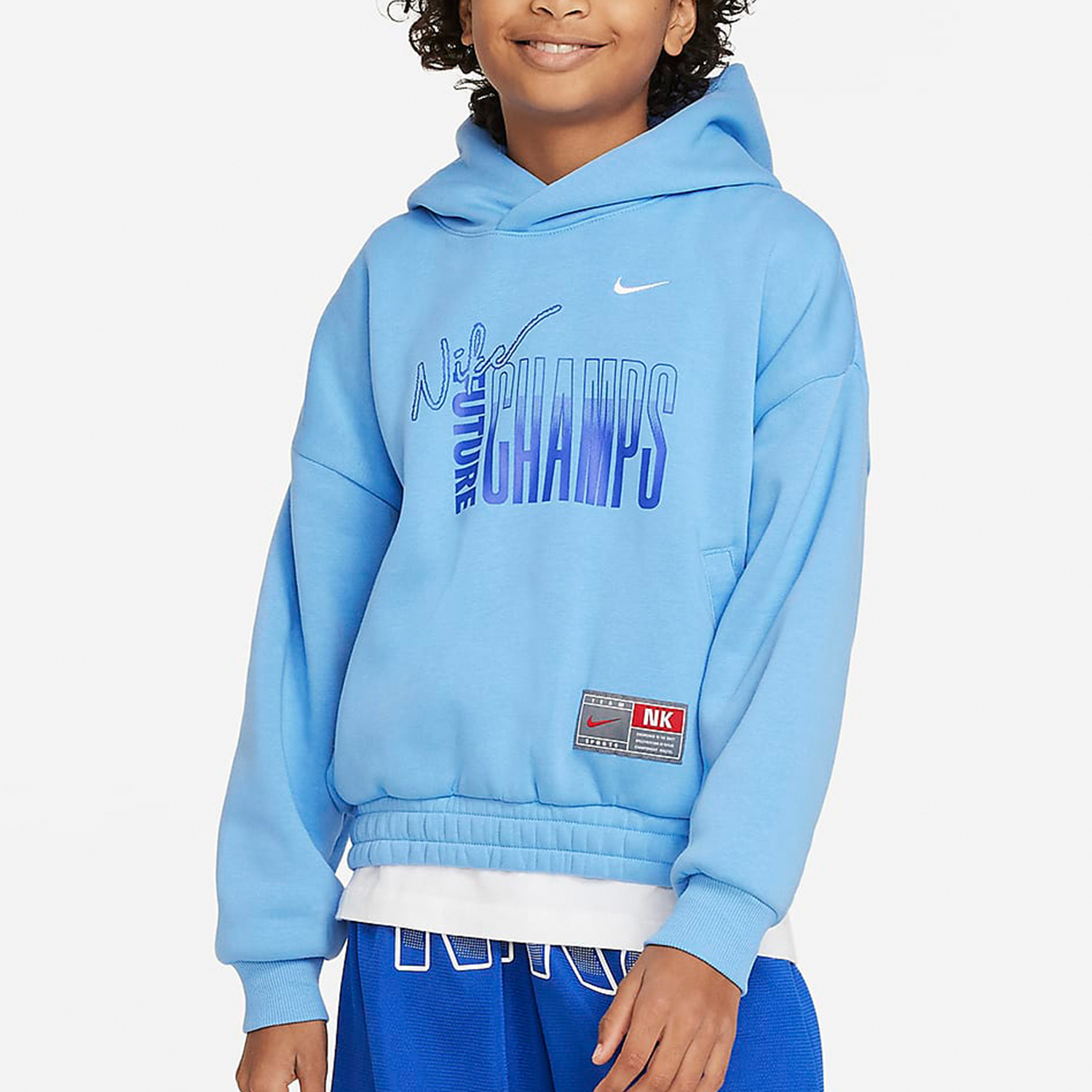 Nike Culture of Basketball Big Kids Fleece Hooded Sweatshirt FN8355-412