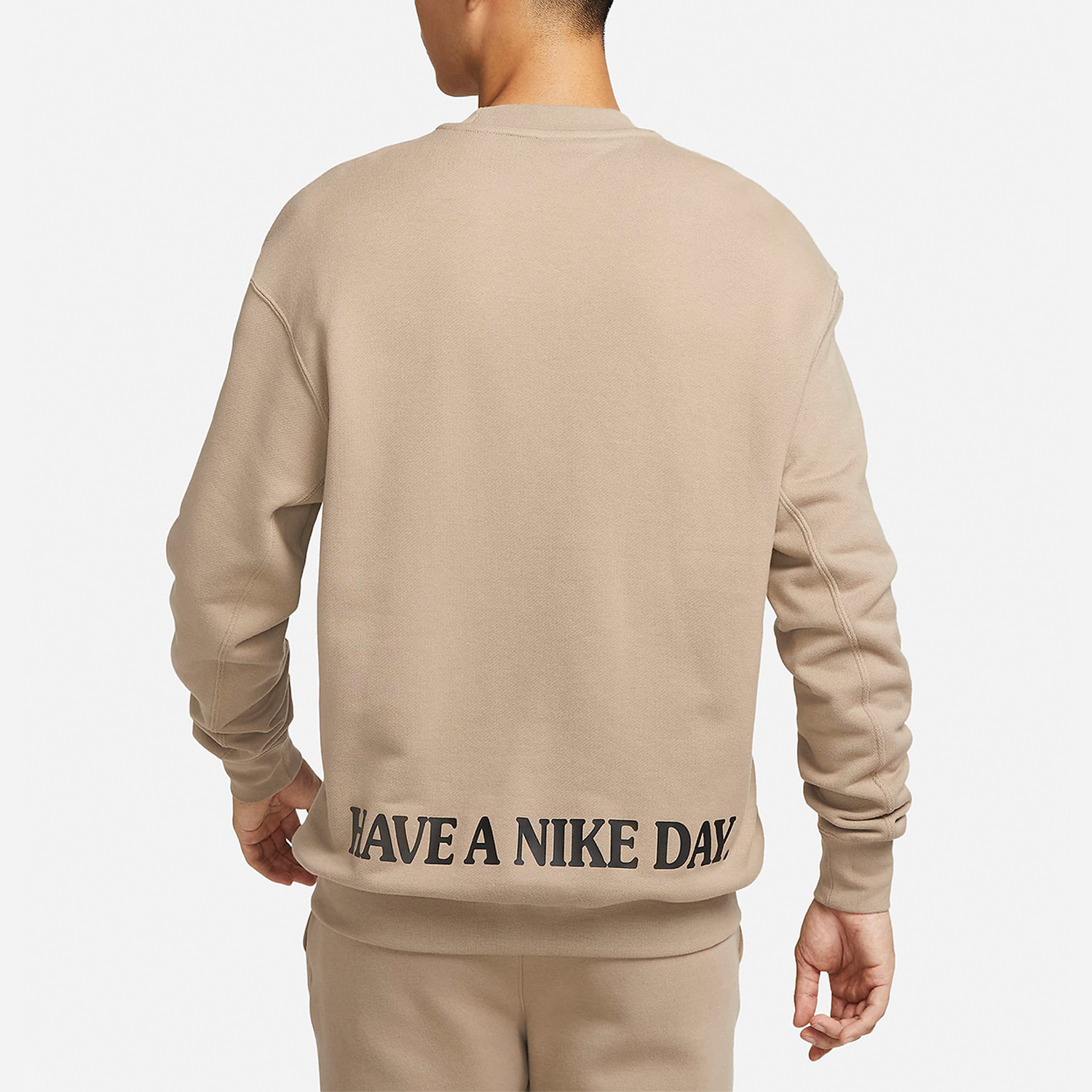 Nike Men's Chrysanthemum Print Knitted Warm-up Hoodie for Autumn and Winter HJ0836-247