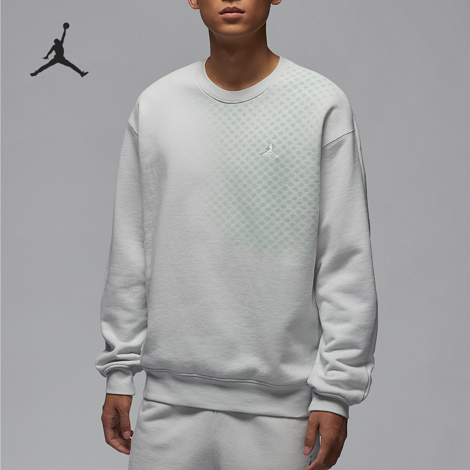Nike JORDAN Men's Printed Loose Casual Fashion Hoodie HQ8826-025
