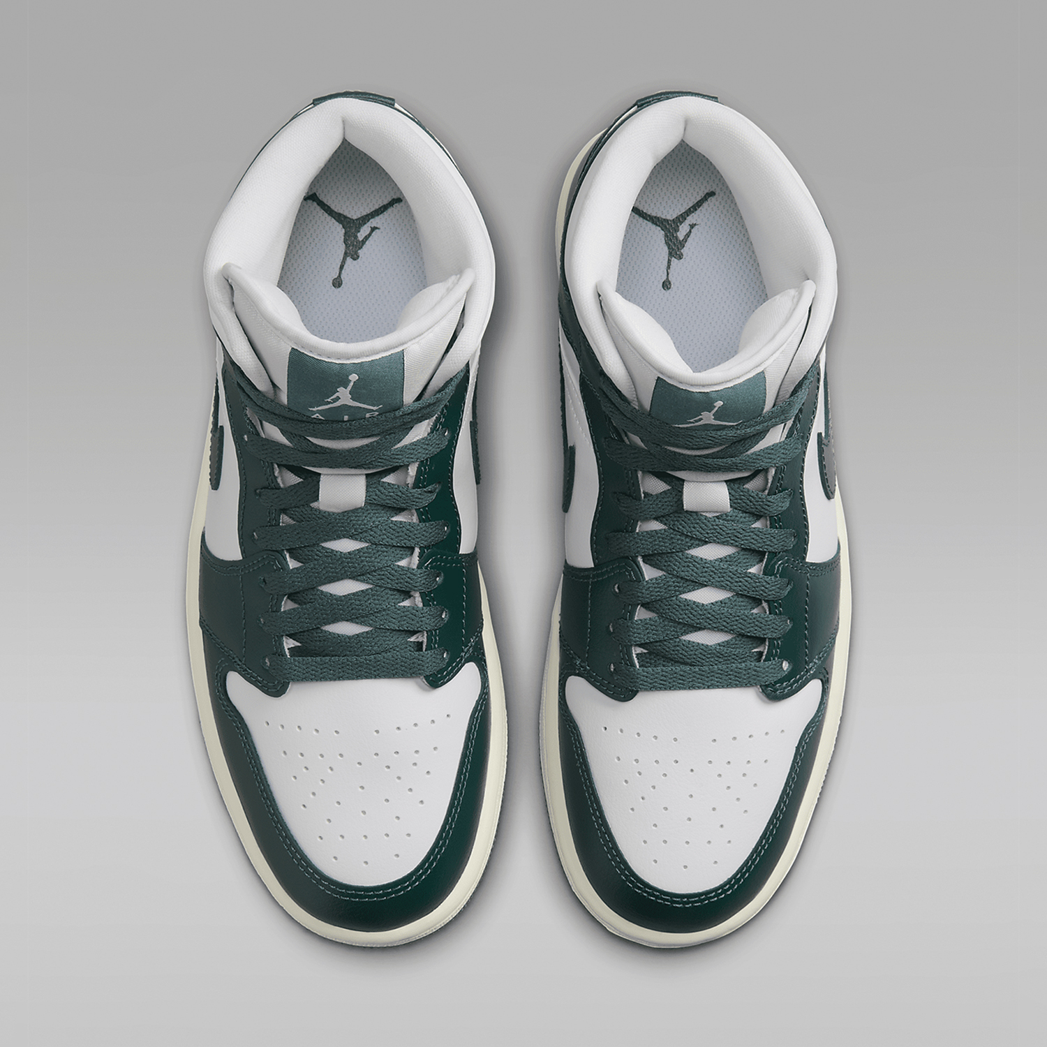 Nike Air Jordan 1 Mid Women's Sports Cushioning Sneakers BQ6472-133
