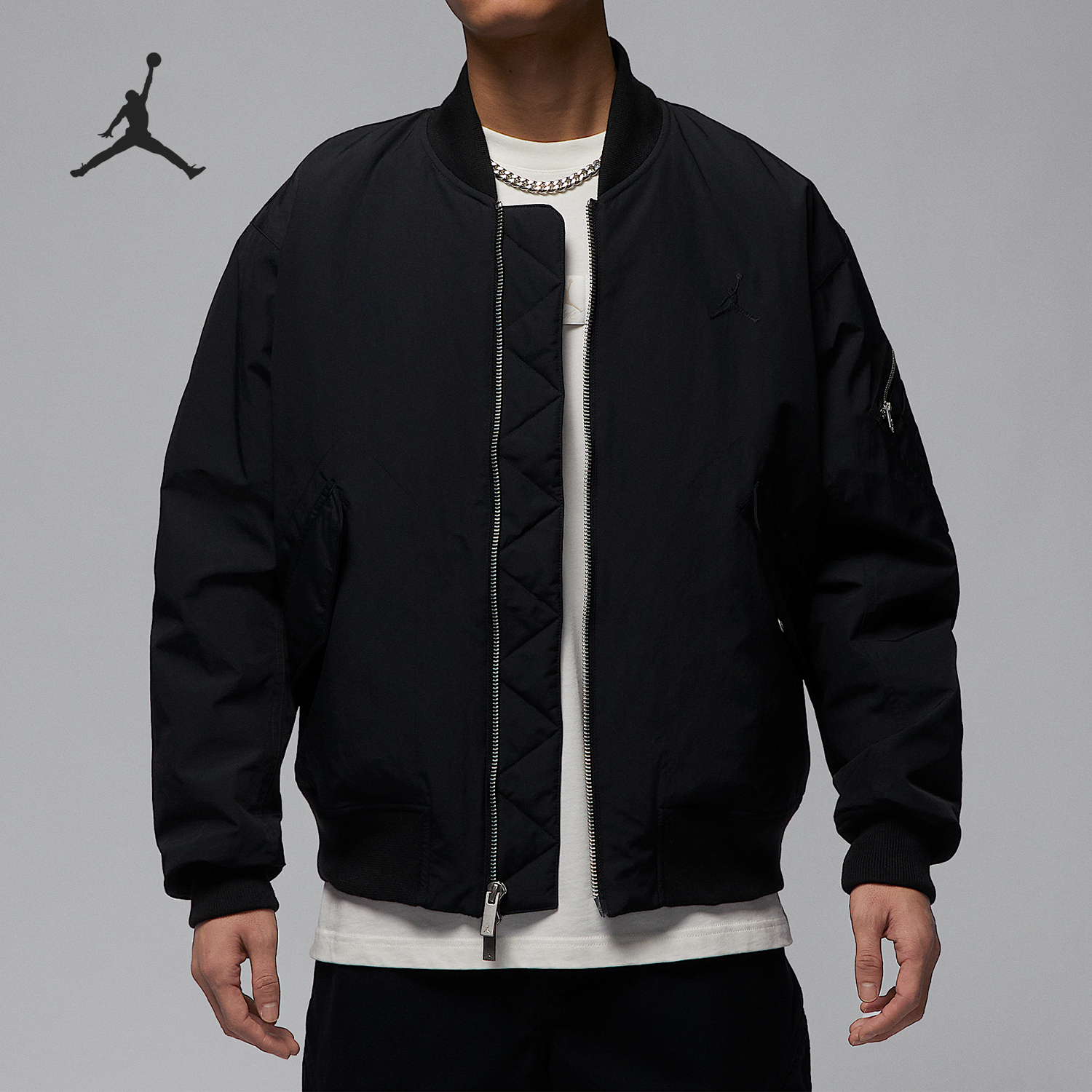 Nike JORDAN Men's Loose Breathable Woven Jacket HF9326-010