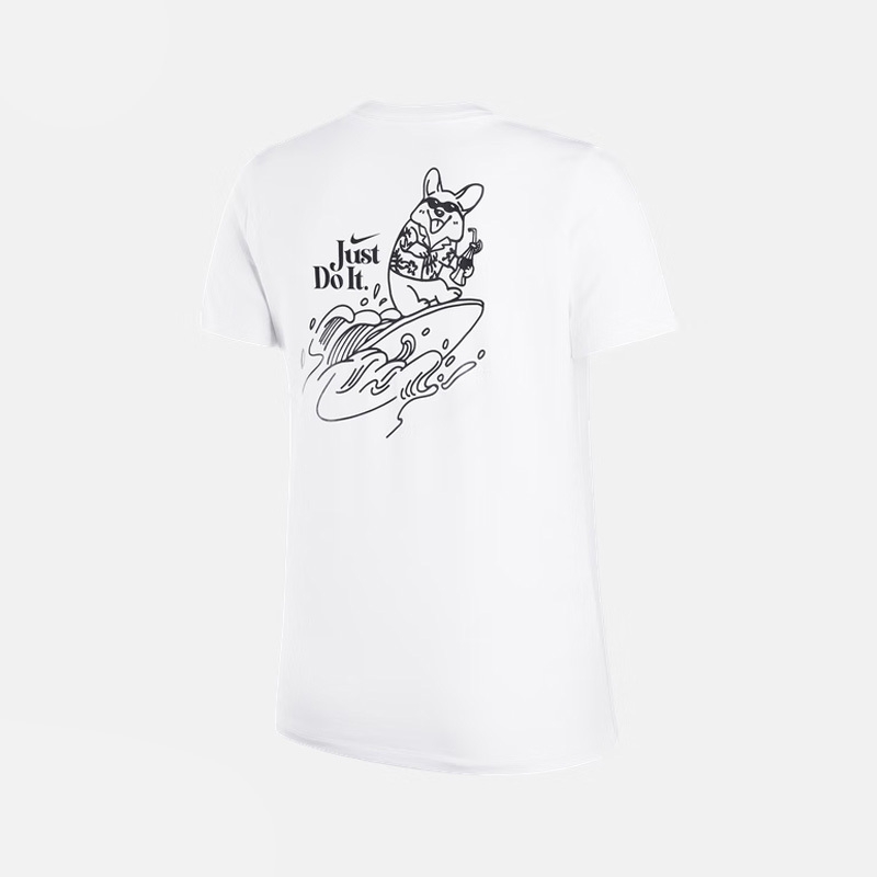Nike New Summer Women's Loose Casual Sports Half-Sleeve T-Shirt FV1131-100
