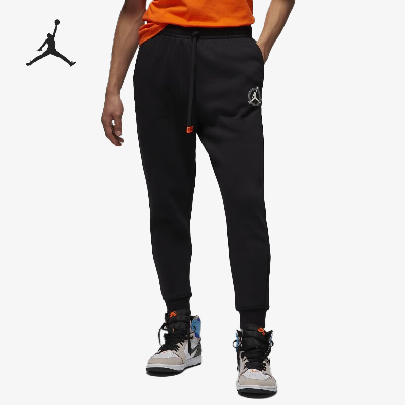 Nike Air Jordan Men's Casual Fleece Lined Sports Long Pants DV7597-010