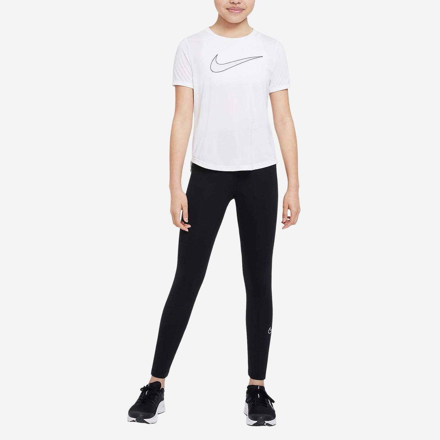 Nike Winter New Season Big Children's Fashion Warm High-waisted Sports Trousers DV3135-010