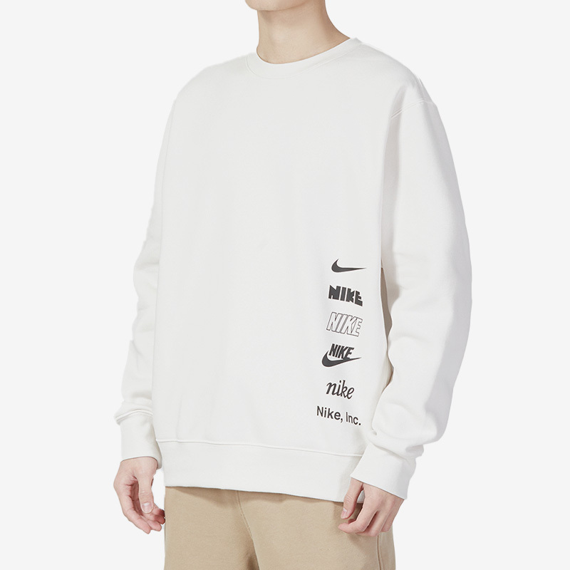 Nike Men's Casual Thick Fleece Round Neck Sweatshirt DX0782-030