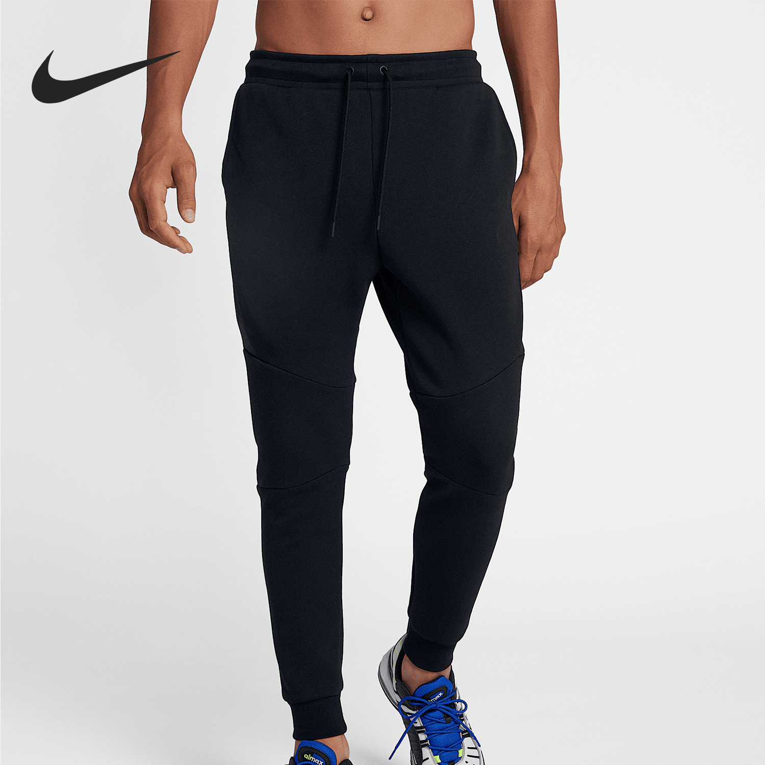 Nike Men's New Sports Mesh Basketball Training Drawstring Long Pants 805163-010