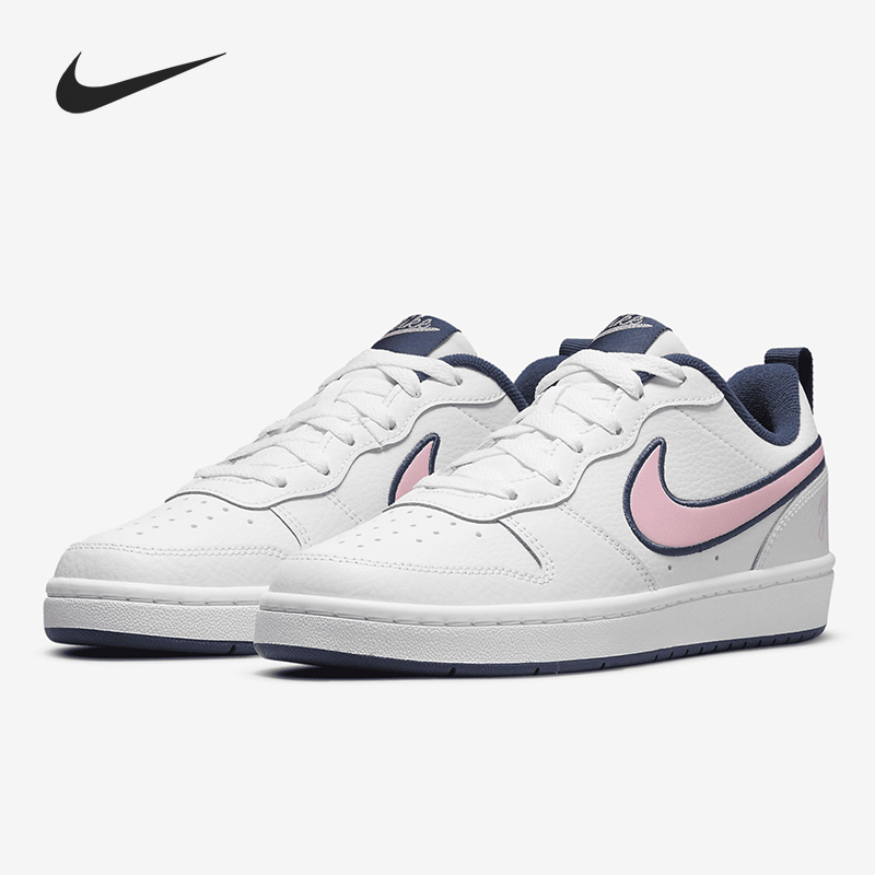 Nike COURT BOROUGH (GS) Girls' Big Kids Sports Casual Shoes DB3090-100