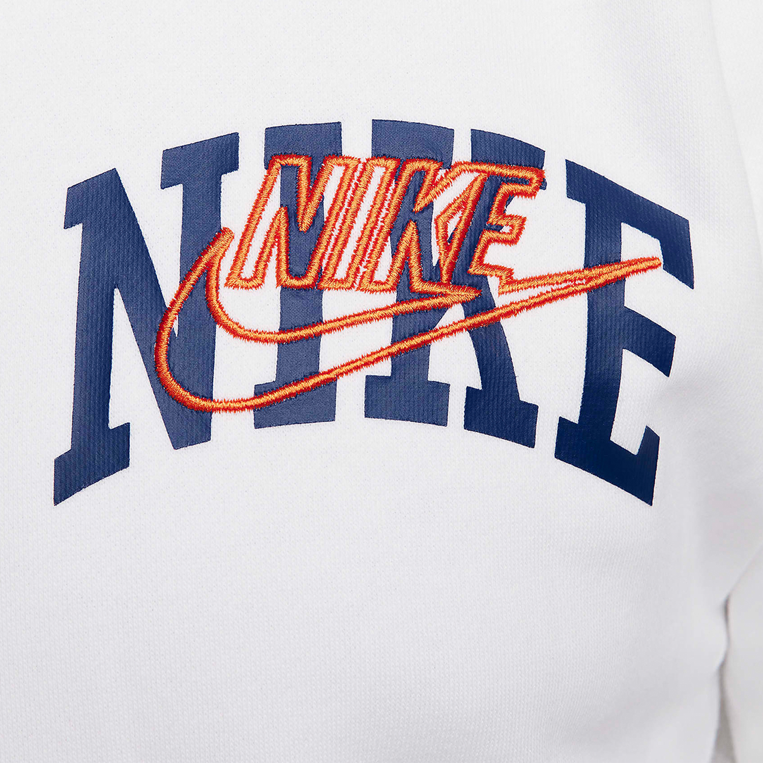 Nike Club Fleece Men's Fleece Lined Round Neck Sports Sweatshirt FV4446-100