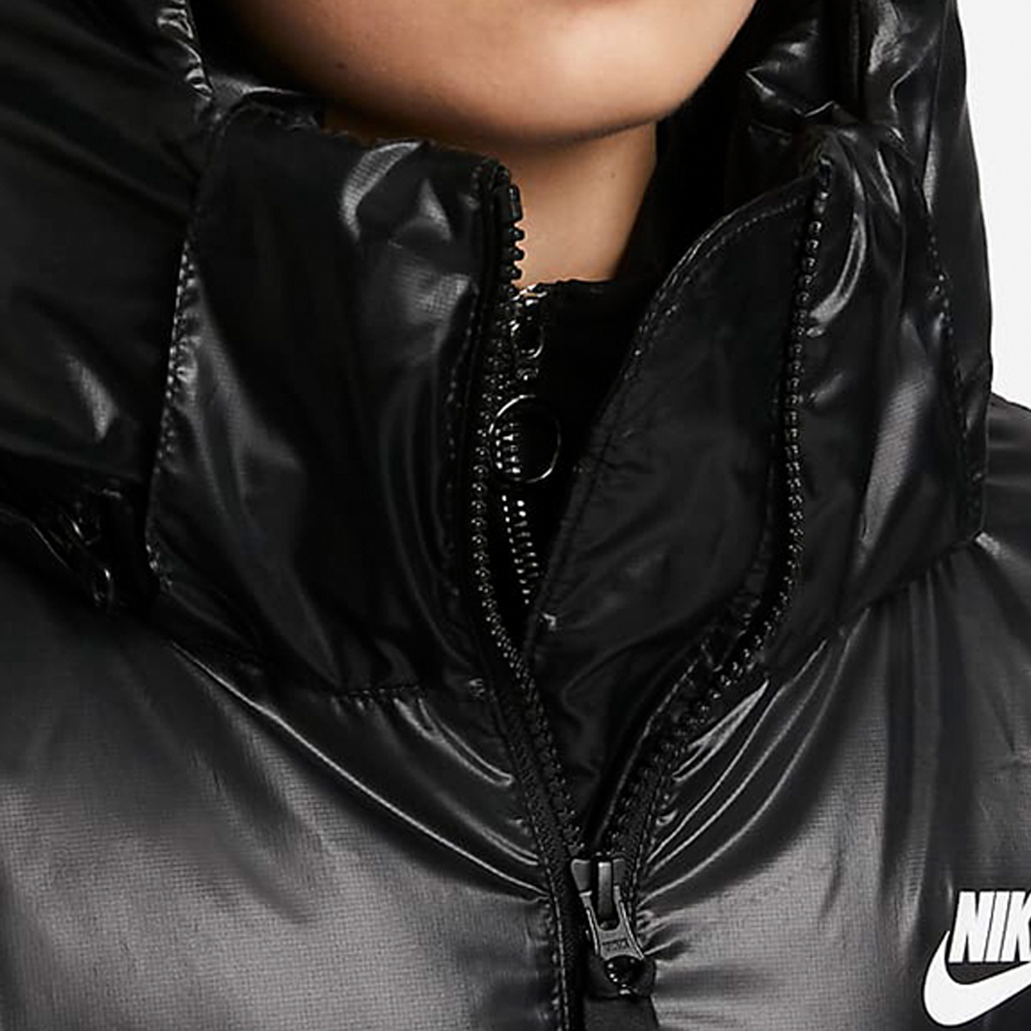 Nike Women's Fashionable Comfortable Warm Sports Casual Long Down Jacket DV0571-010