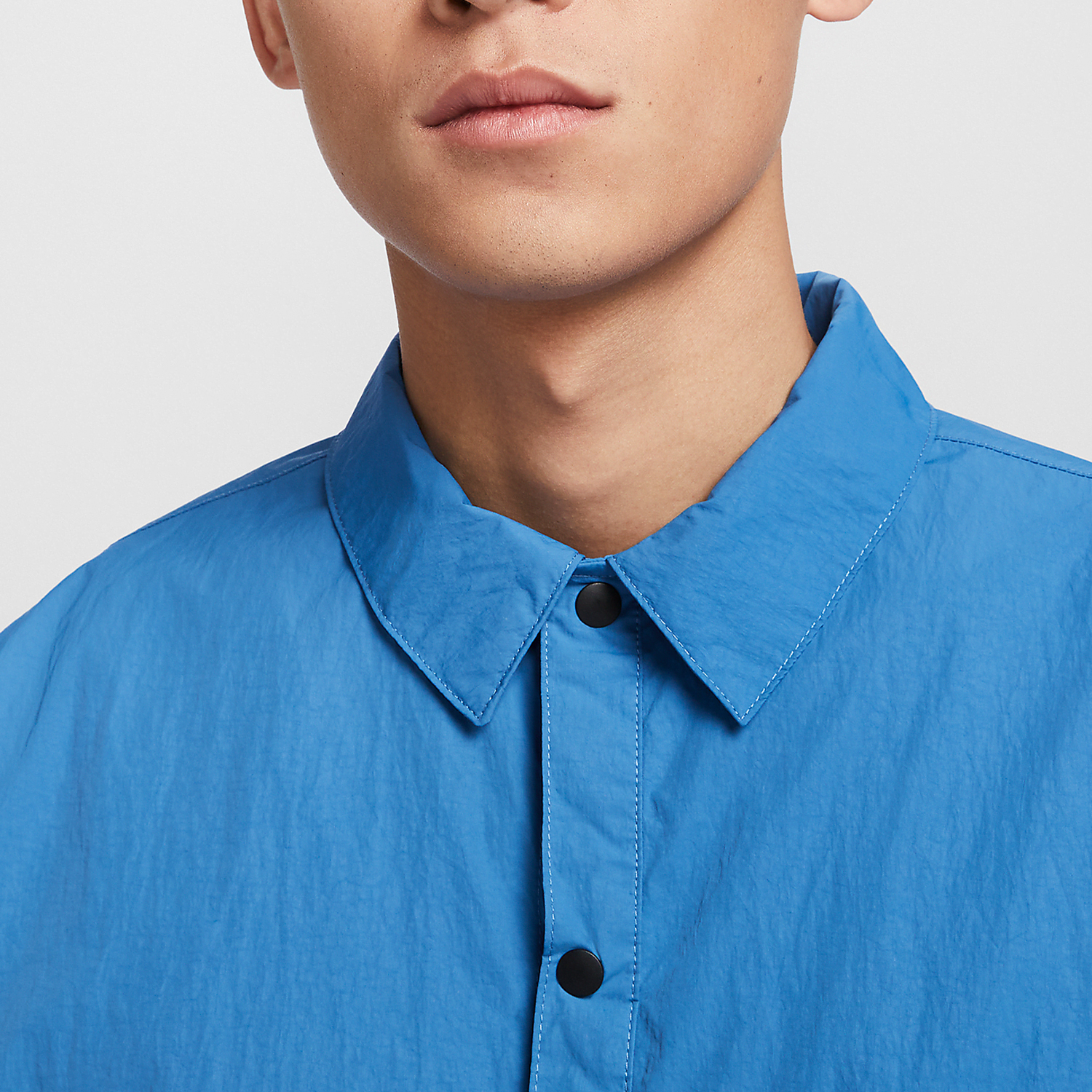 Nike Spring New Season Men's Simple Collar Woven Long Sleeve Shirt DX0206-402