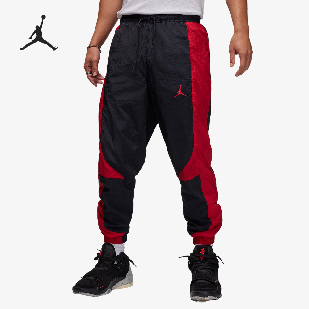 Nike JORDAN Men's Woven Breathable Tapered Athletic Pants DX9374-013