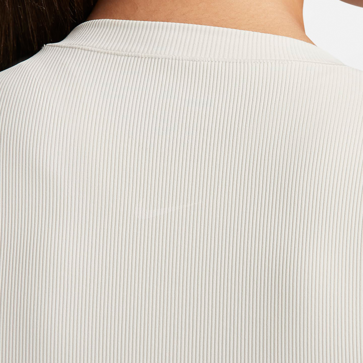 Nike's new women's short knitted breathable round neck short sleeved T-shirt FN7468-104