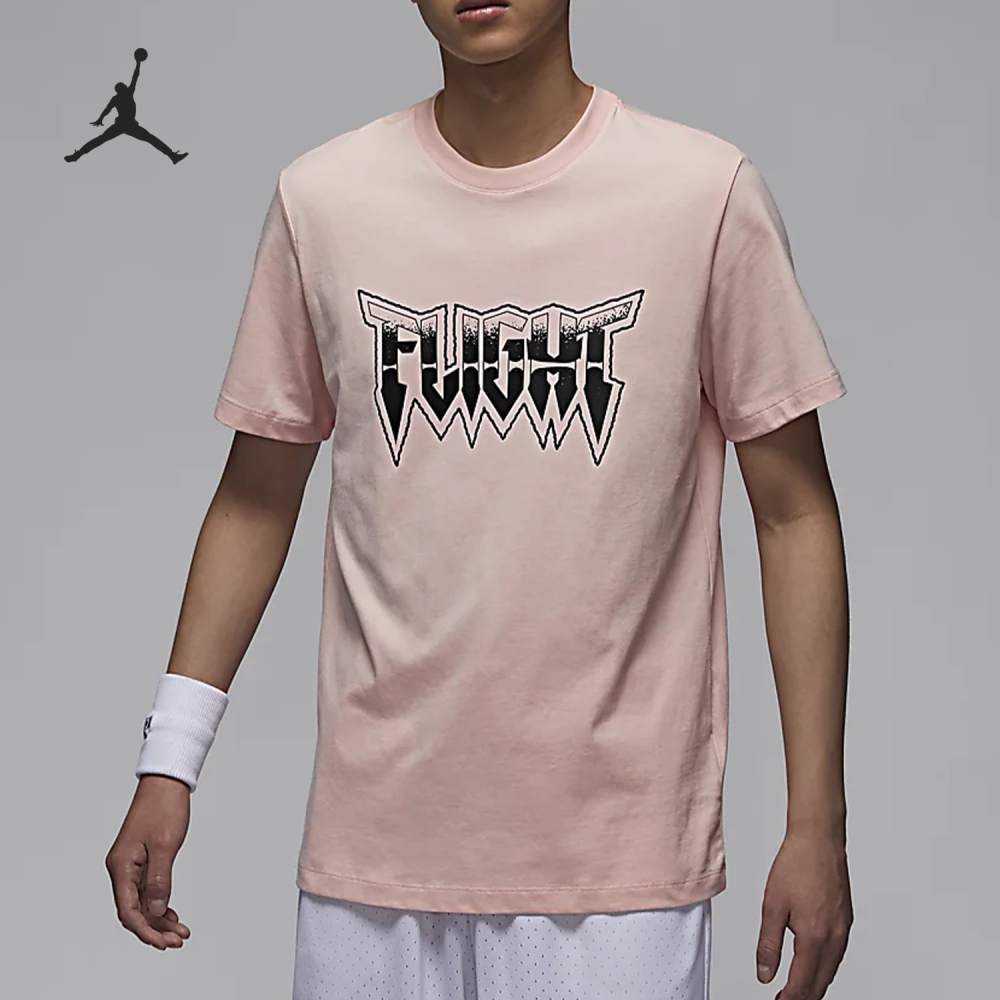 Nike JORDAN Men's Training Casual Loose Round Neck Breathable T-shirt FN6024-622