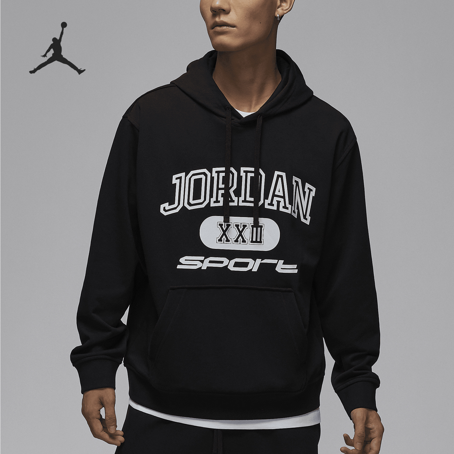 Nike JORDAN Men's Knit Warmth Casual Hooded Sweatshirt FV8627-010