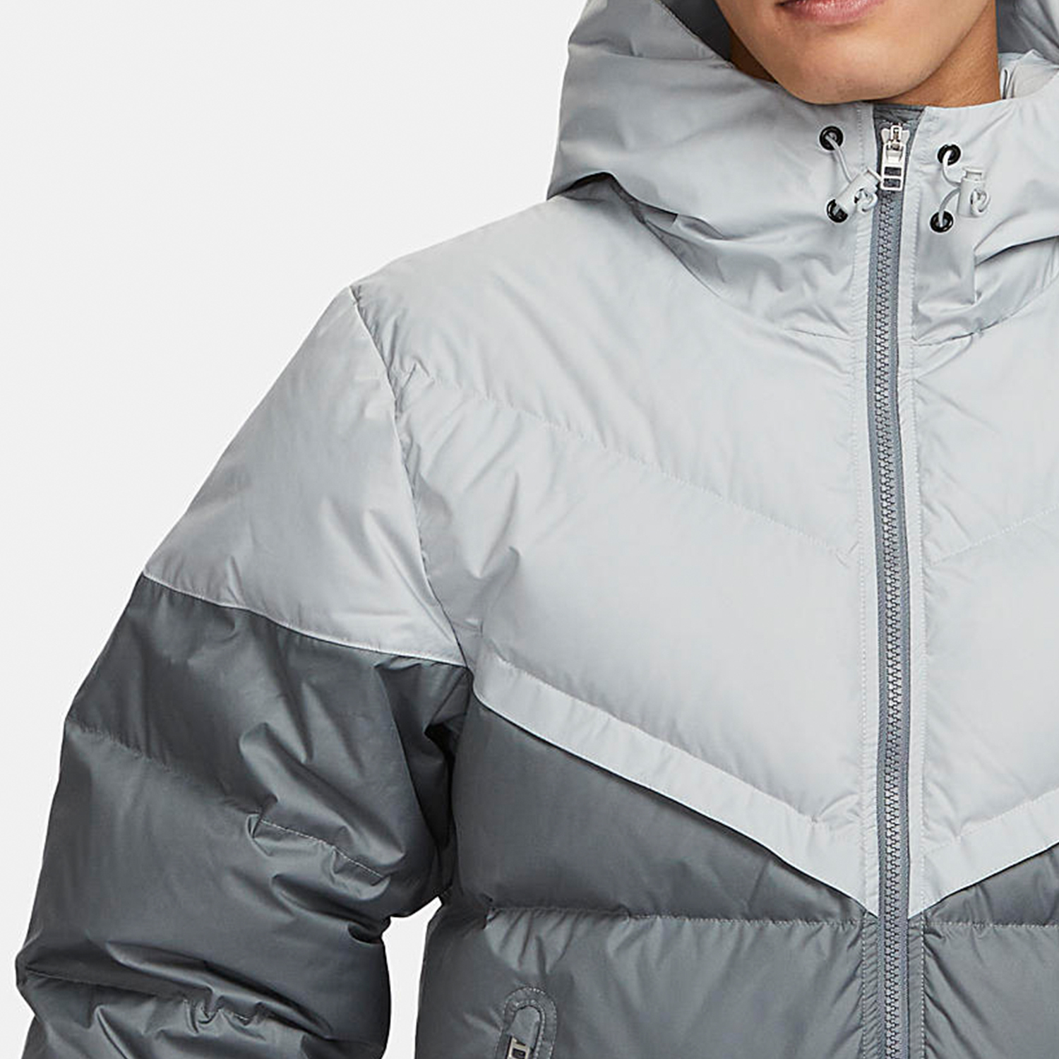 Nike Men's Windproof Warmth Sports Hooded Down Jacket FB8178-077