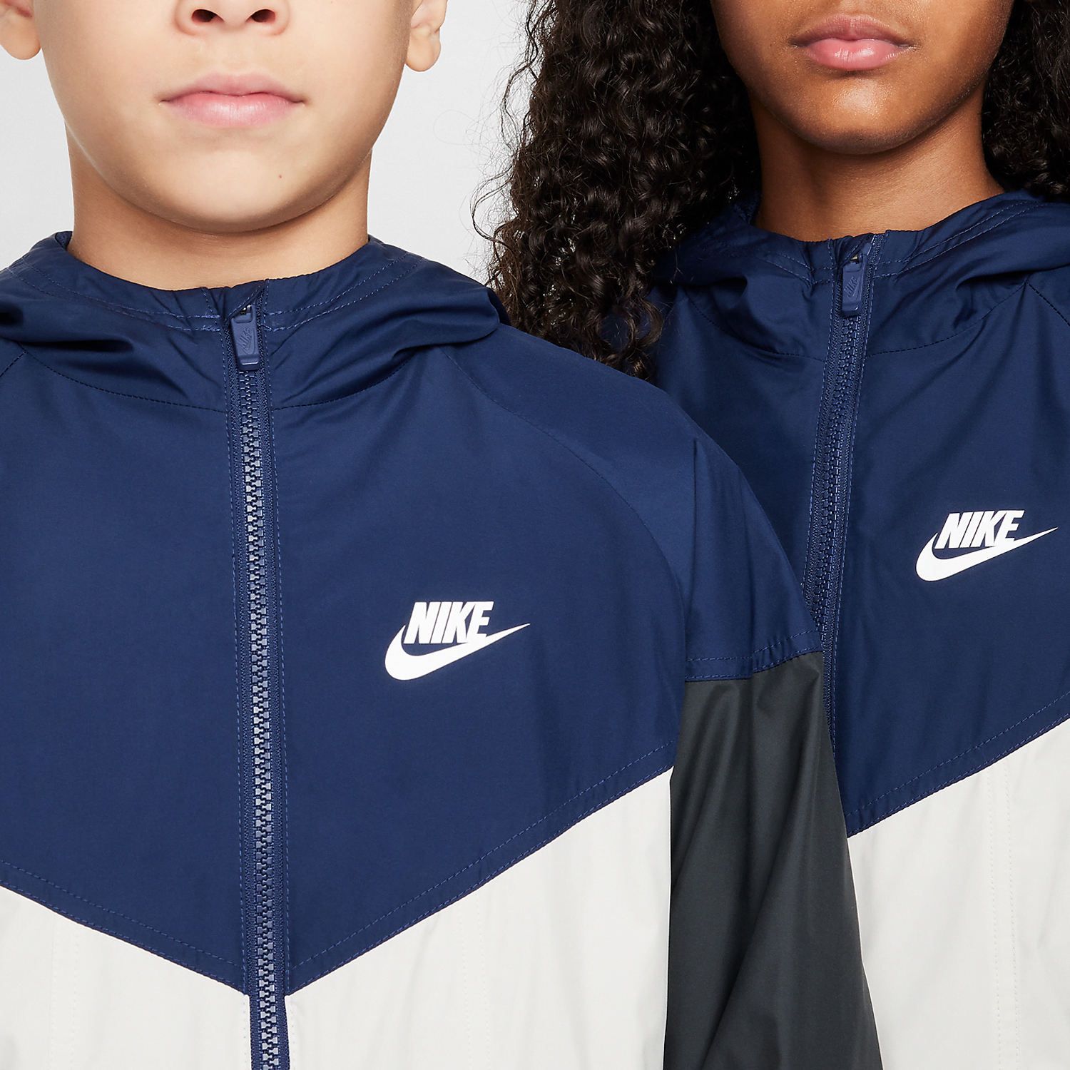 Nike New Season Kids' Casual Hooded Jacket with Patches FZ5516-410