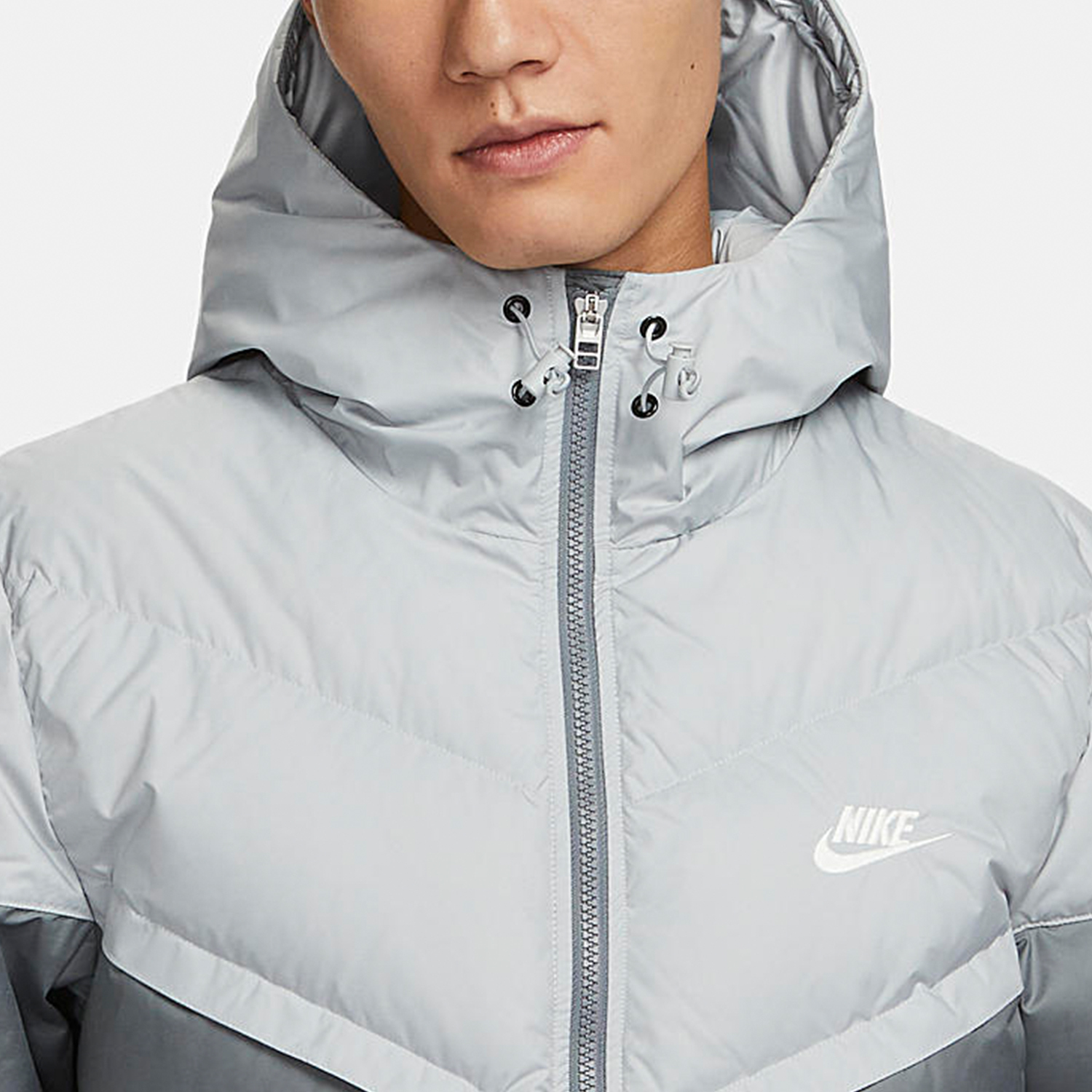Nike Men's Windproof Warmth Sports Hooded Down Jacket FB8178-077