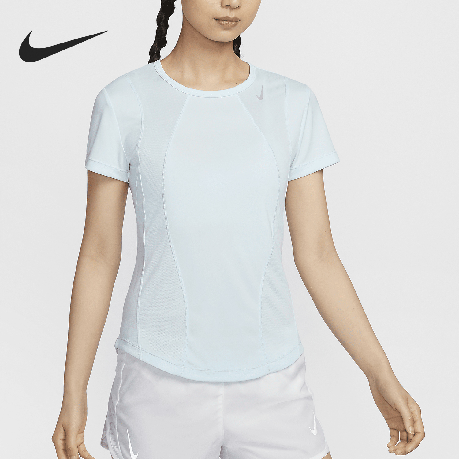 Nike Fast Dri-FIT Women's Round Neck Sports Running Short Sleeve FN2519-474
