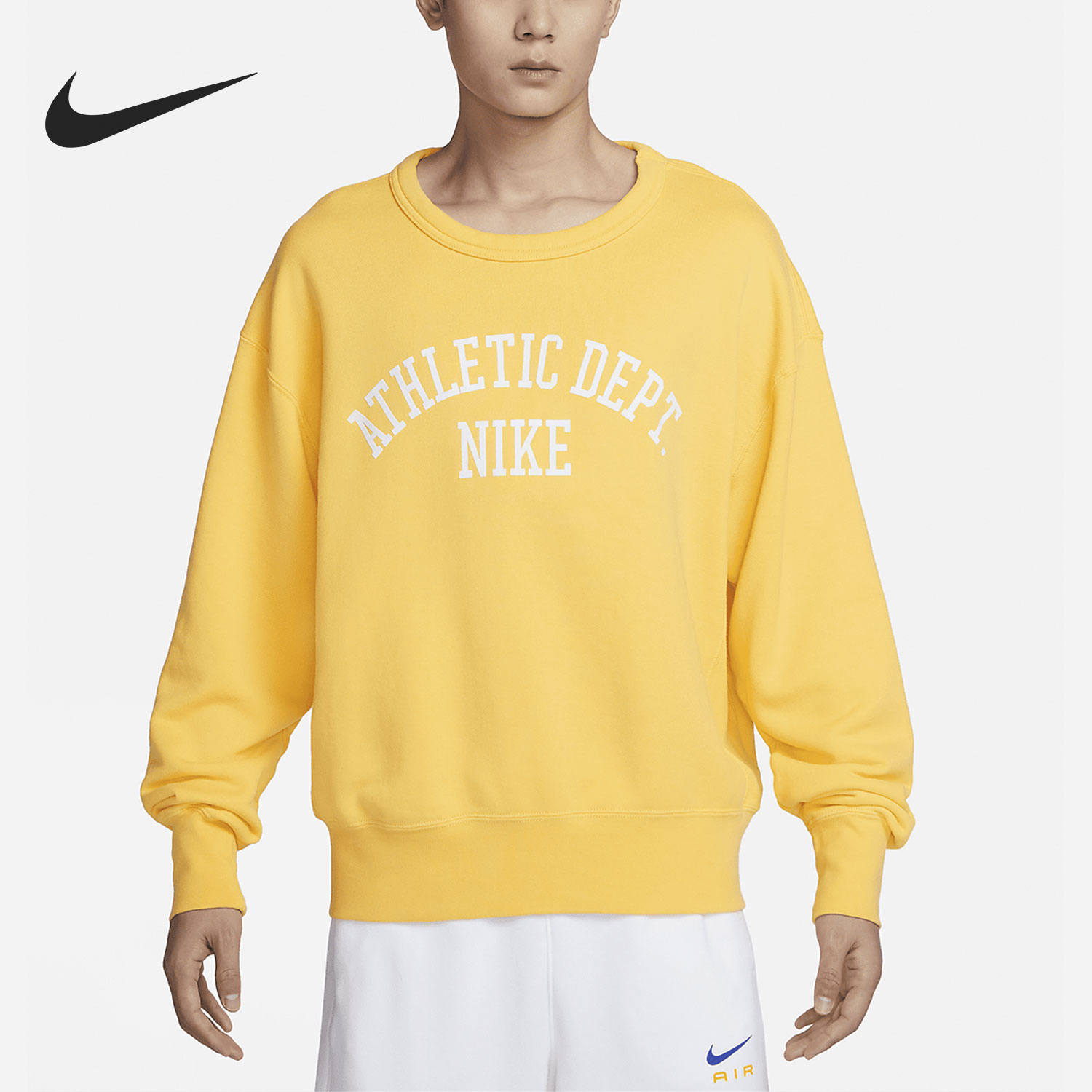 Nike Men's Round Neck Printed Sweatshirt DX0026-795