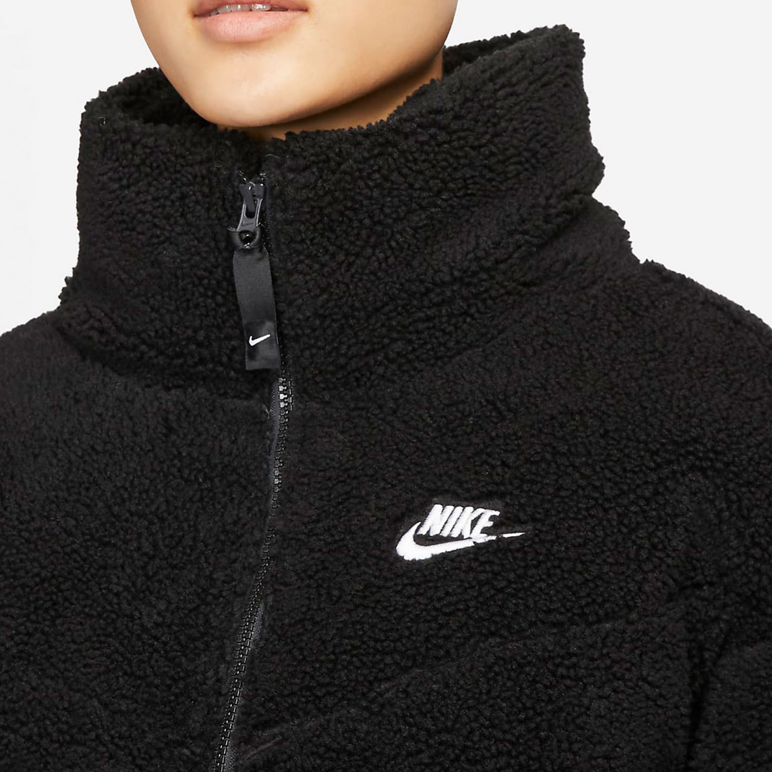 Nike Women's Casual Fleece Lined Warm-up Jacket DD4655-010