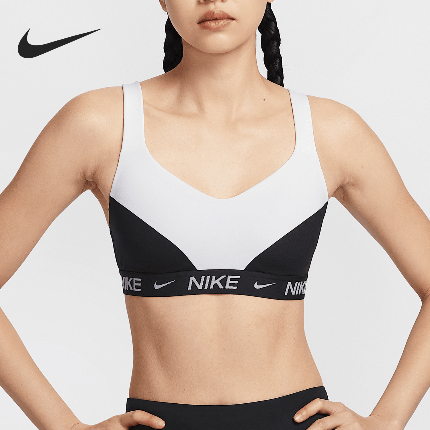 Nike Summer New Women's Moderate Support Breathable Sports Bras FD1069-102