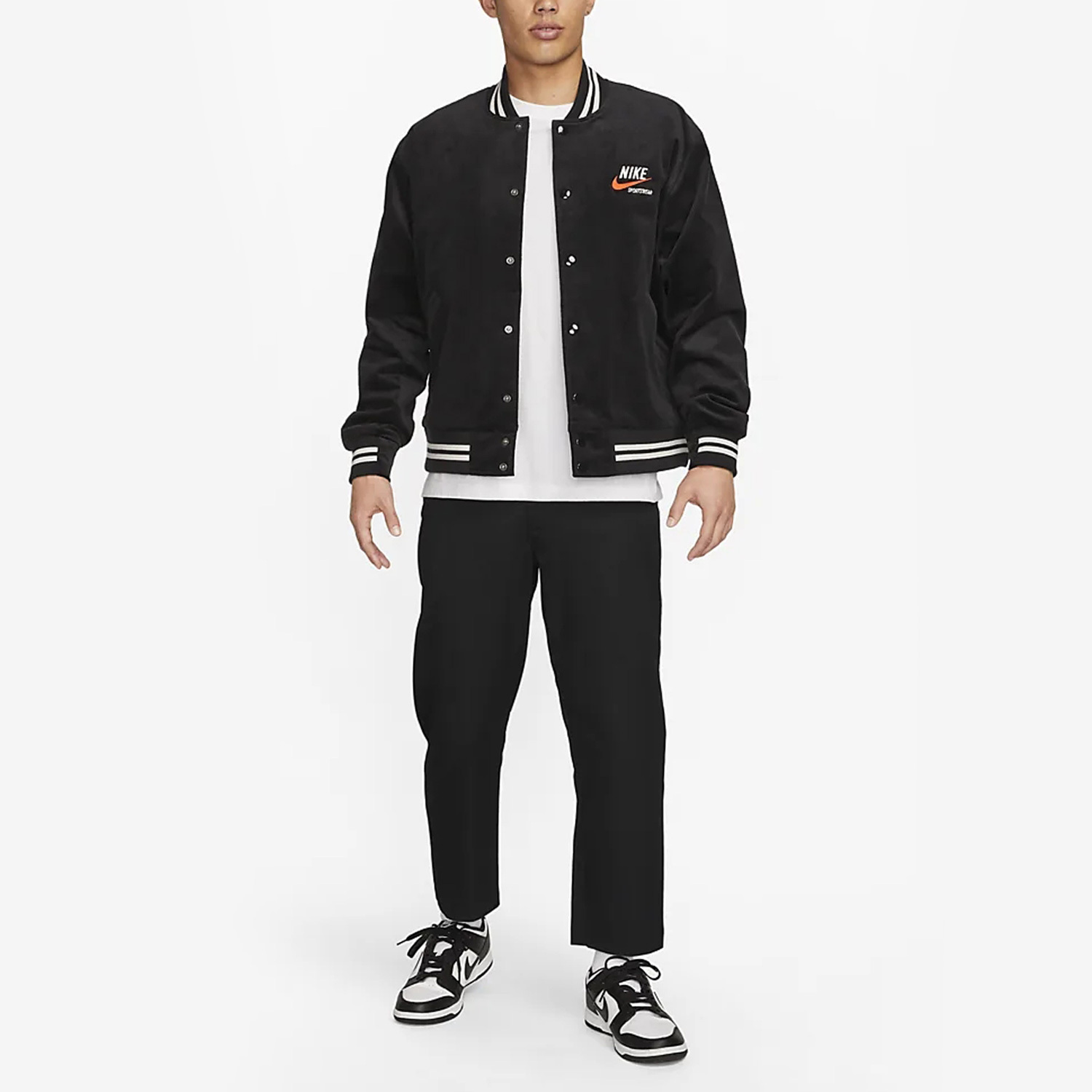 Nike Spring New Men's Sports Corduroy Jacket DV9998-010
