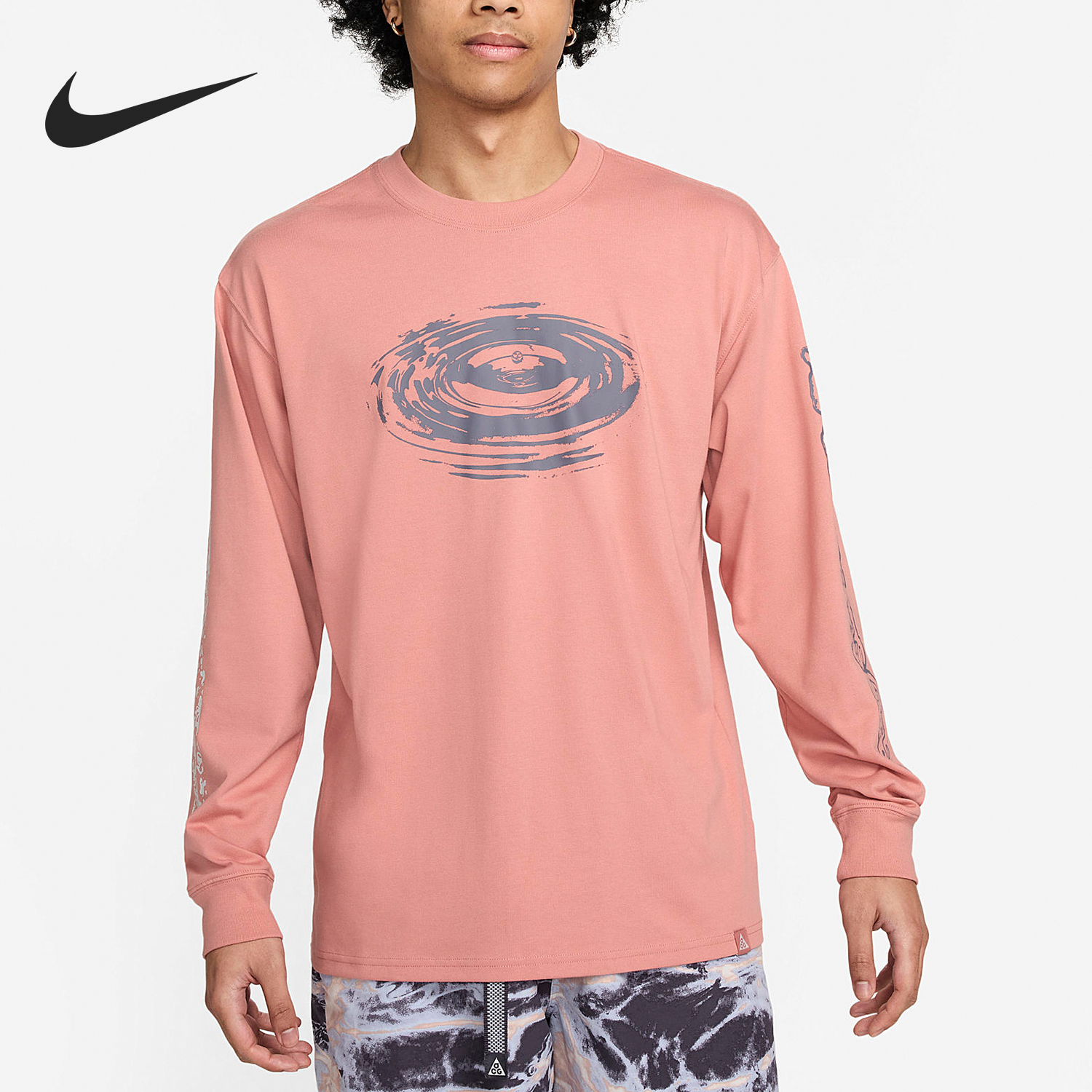 Nike ACG Series Men's Long Sleeve Breathable Crew Neck Sweatshirt FV3487-618