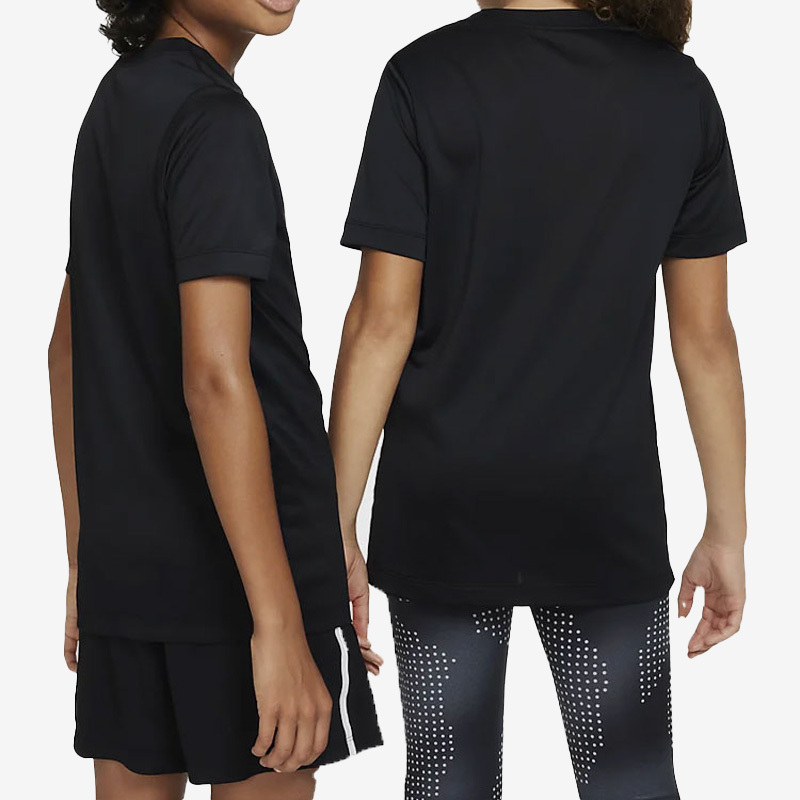 Nike New Season Round Neck Big Kids Sport Short Sleeve T-Shirt DX9537-010